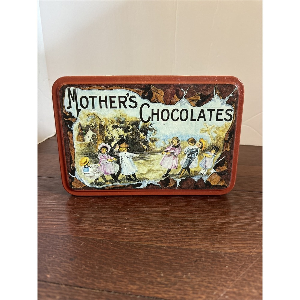 Mothers Chocolates Tin Advertising Metal Box‎